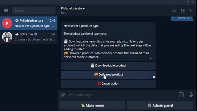 How to create Telegram store bot | ShopFather смотреть онлайн