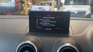 Audi A3 Service light reset 2015 on (Oil & Inspection)