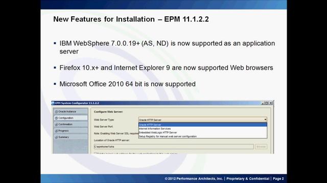 New Features of Oracle Hyperion EPM 11.1.2.2 - Installation and Infrastructure смотреть онлайн