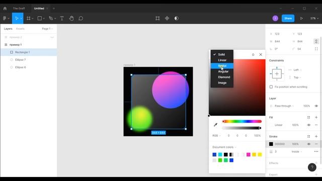 Как сделать эффект матового стекла в FIGMA. Glassmorphism Figma. Figma уроки
