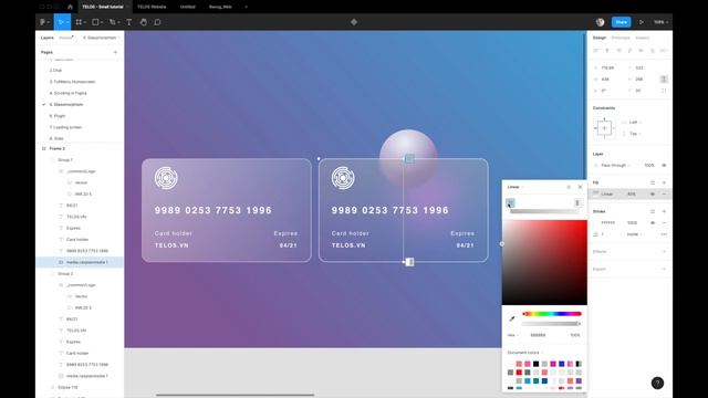 Hướng dẫn Figma - Thiết kế trong suốt Glass Morphism - Figma designer Việt Nam смотреть онлайн
