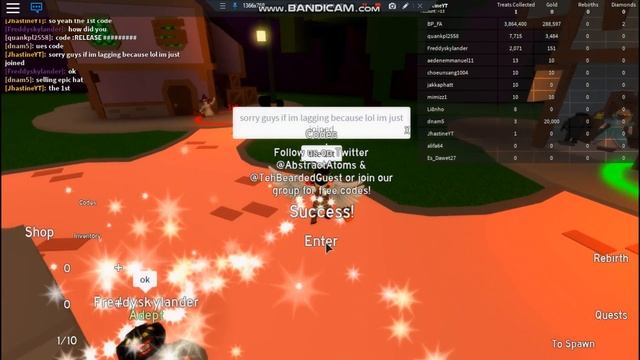 Codes in ? Trick or Treat Simulator! [Roblox]|| 2 Codes *READ DESCRIPTION* смотреть онлайн
