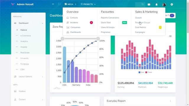 MATERIAL Dashboard Bootstrap 5 Admin Templates with Light Theme смотреть онлайн