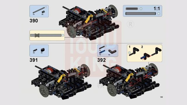 Mould King 13057S Building Instructions,1:8 Lamborghini Hyper Green Version, Manual free download смотреть онлайн