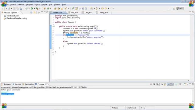 Java Beginner Tutorial 20 - Comparing Strings смотреть онлайн