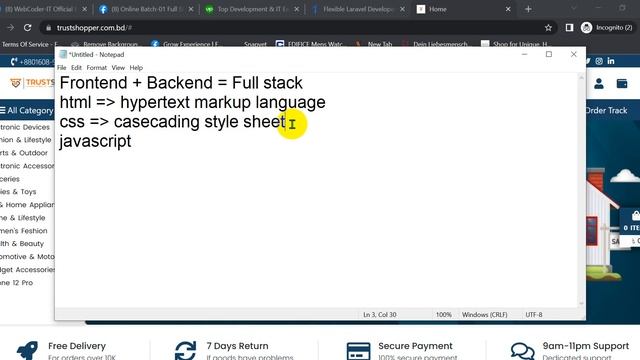 Full Stack Web Development Course Modules With Guideline смотреть онлайн