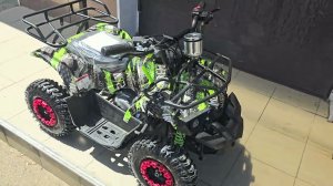 Новинка 2024г! Квадроцикл 50 кубов с 4 ТАКТНЫМ двигателем , спидометром и фарами, от 3 до 6 лет..