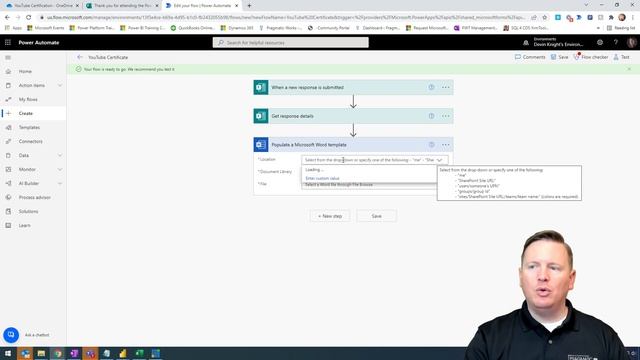 Power Automate: How to populate a Word Template ? смотреть онлайн