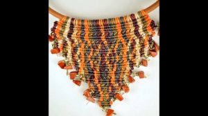 Микро макраме. Колье