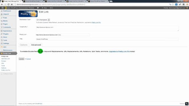 Pretty Link Pro WordPress Plugin Tutorial 2013 смотреть онлайн