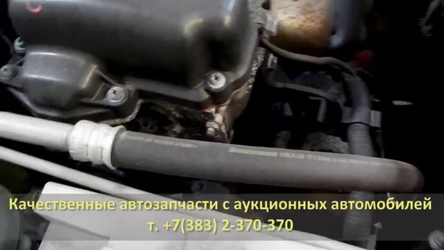 QG18DE Запуск контрактного мотора NISSAN BLUEBIRD SYLPHY