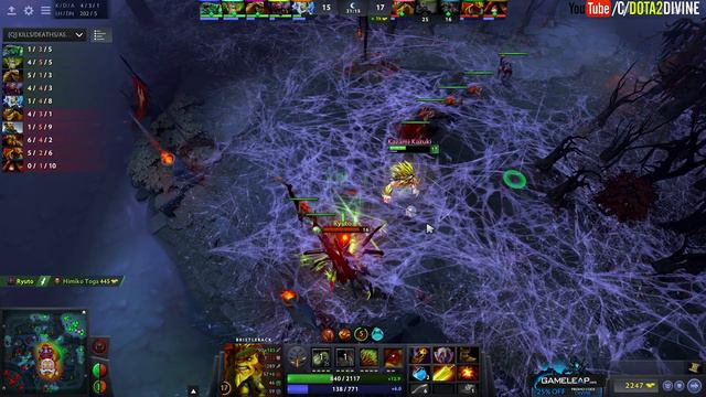 New Cancer Build - 40 Armor Bristleback & jungle Farm Dota 2 Divine смотреть онлайн