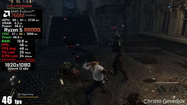 Ryzen 5 8600G with AMD Radeon 760M : Test in 40 Games смотреть онлайн