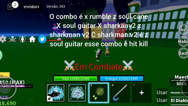 combo de rumble e soul guitar e sharkamn karate v2 de gunner blox fruits смотреть онлайн