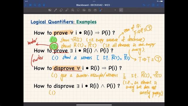 [HD] EECS3342 W23 - 2023-01-19 - Predicate Logic смотреть онлайн
