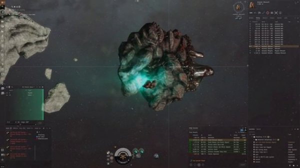 EVE Online - Mining EVE's most valuable ore (Mercoxit)