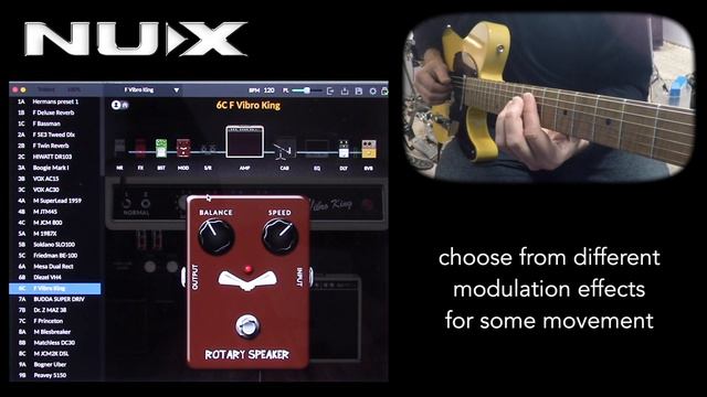 NuX Trident Guitar Processor смотреть онлайн