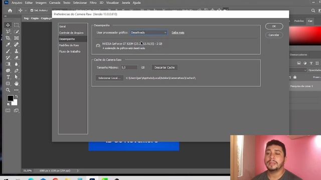 RESOLVER O ERRO NO CAMERA RAW NO PHOTOSHOP 2021/22 смотреть онлайн
