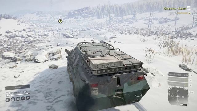 SnowRunner. Кольский полуостров. Ковдозеро. Поручение «Спасатель-болота». смотреть онлайн