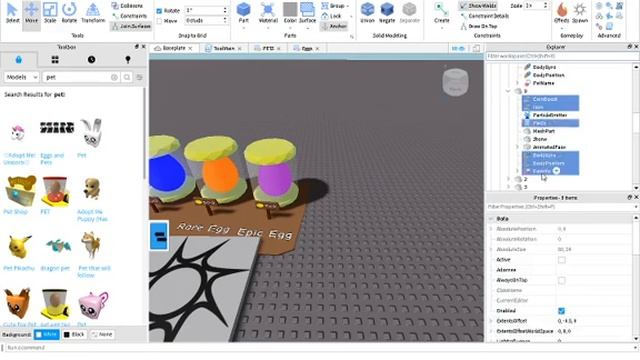 ROBLOX STUDIO Обучение,как добавить петов в мир игры смотреть онлайн