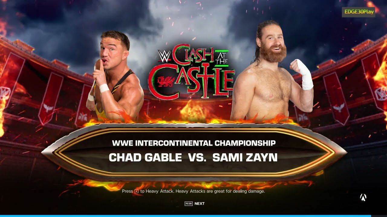 WWE2K24 Chad Gable vs Sami Zayn (c) смотреть онлайн
