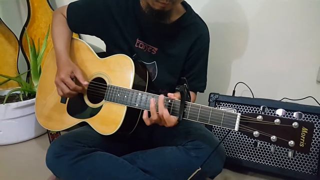 What a Wonderful World (Fingerstyle) for Morris Acoustic Guitar Demo смотреть онлайн