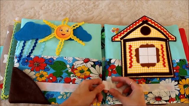 Мягкая развивающая книжка №12. Мягкие игрушки для детей