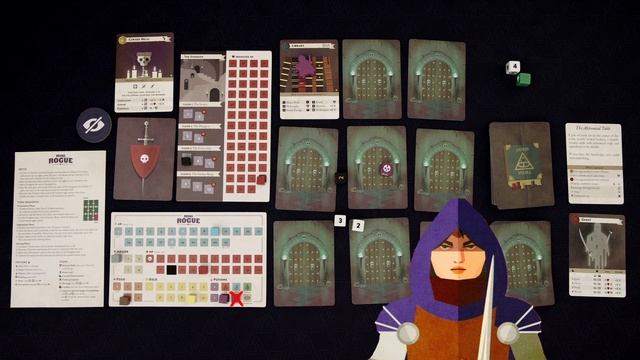 Mini Rogue Board Game | How to Play and Solo Playthrough | A Roguelike Card Game смотреть онлайн