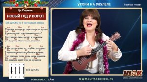 Новогодние песни на УКУЛЕЛЕ. Разбор песни с аккордами на Укулеле. Как играть на Укулеле