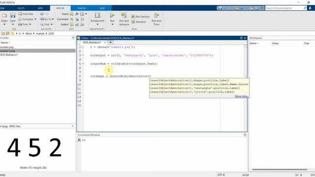 How to read numbers from an image in matlab using ocr (optical character recognition)? смотреть онлайн