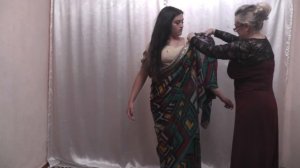 Как правильно надевать сари | Как завязывать сари