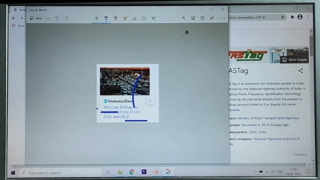 Tutorial on capturing Particular Area of Computer Screen Using Snipping Tool [Hindi]| смотреть онлайн
