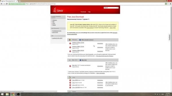 How to downgrade Java 8 to Java 7?
