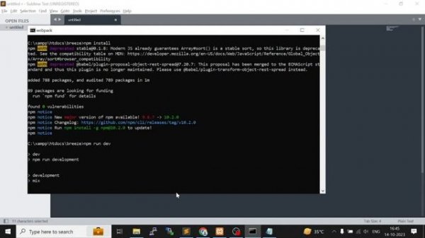 How to install Breeze in Laravel | Laravel Breeze Authentication scaffolding #breeze