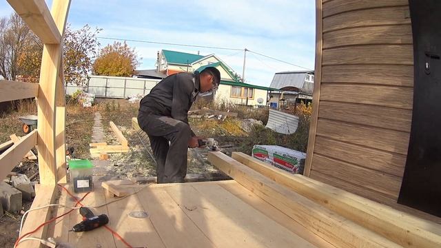 Веранда к дому своими руками. Веранда. Терраса. Беседка. смотреть онлайн