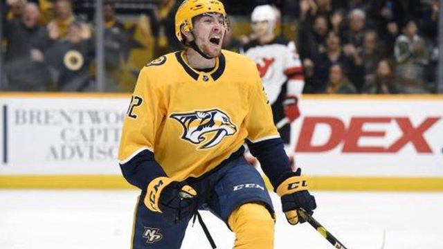 «Нэшвилл» победил «Лос-Анджелес» в матче НХЛ. Тренин забросил вторую шайбу в сезоне смотреть онлайн