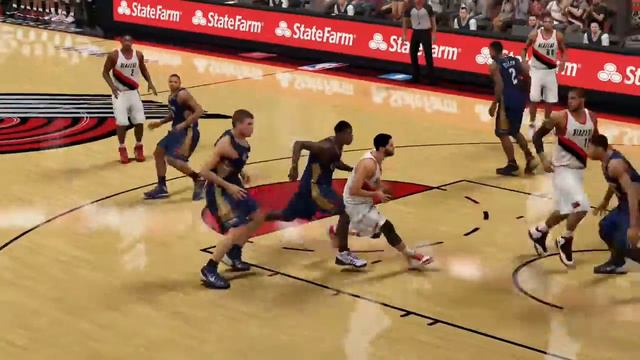 NBA 2K14 MyPlayer Poster dunk Anthony Davis смотреть онлайн