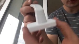 Установка двухсторонней ручки открывания балкона)))