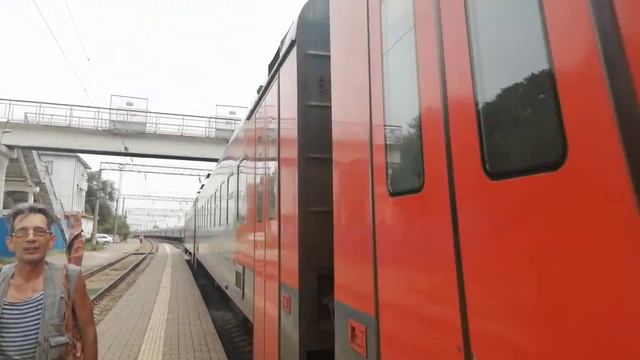 Электропоезд ЭП3Д 0024 с сообщением Шептуховка-Ростов. смотреть онлайн