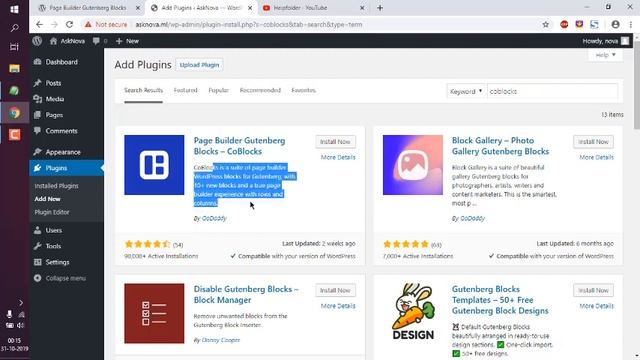 WordPress How to Install CoBlocks GutenBerg Blocks смотреть онлайн