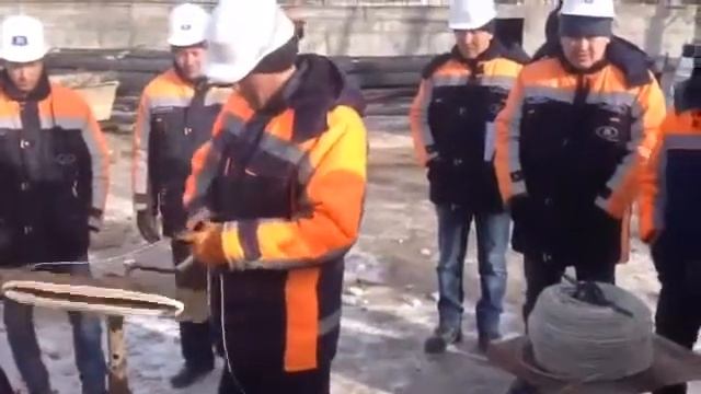 Приспособления. ЛИН улучшения процесса заготовки кабеля ПНСВ для прогрева бетона смотреть онлайн