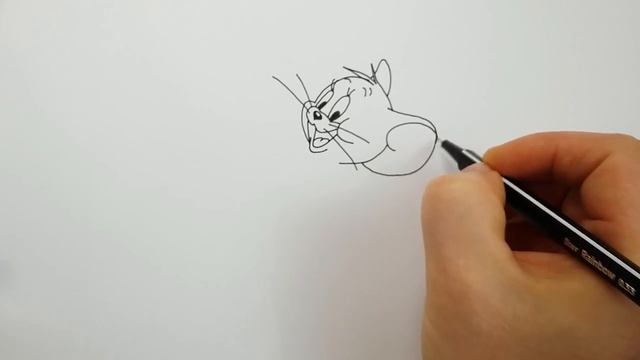 Как Нарисовать Мышь Джерри (Том и Джерри) поэтапно смотреть онлайн