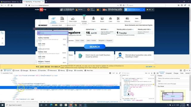 Selenium WebDriver Tutorial #20 - How to Handle Auto Suggestion Dropdown смотреть онлайн