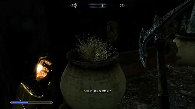 SKYRIM DLC DAWNGUARD Explorando a Torre Arruinada do Castelo de Volkihar - parte 8 смотреть онлайн