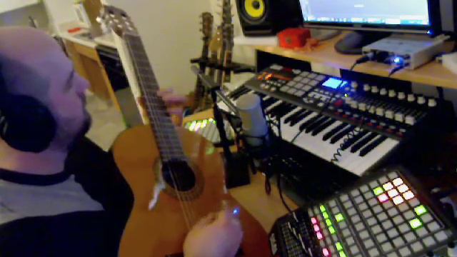 Nylon-string Guitar jam in Ableton live смотреть онлайн