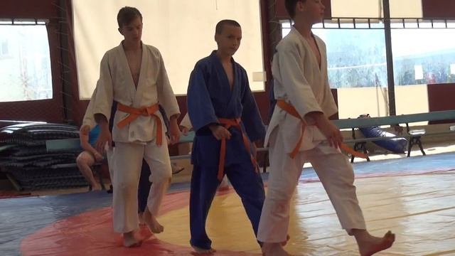 Разминка. Летние сборы. Дзюдо. База "Шурави" 5 июля 2016. смотреть онлайн