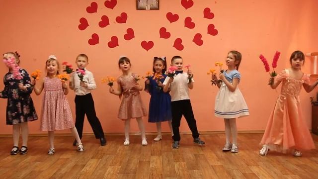 "Весенний вальс с цветами" эстетическое отделение 1 кл. смотреть онлайн
