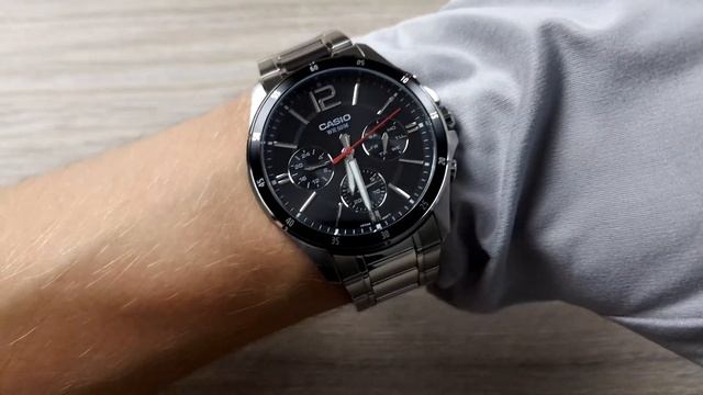 Обзор и настройка часов Casio MTP-1374D-1A смотреть онлайн