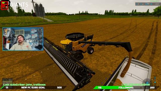 64. Finishing the Wheat harvest | East Vineland NJ | Farming Simulator 22 | LS22 смотреть онлайн