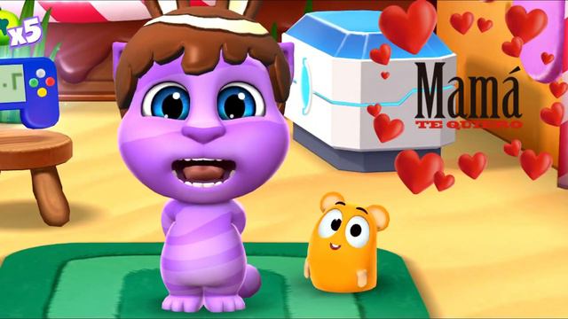 El Gato TOM, Te Quiero MAMA- My Talking Tom2 смотреть онлайн